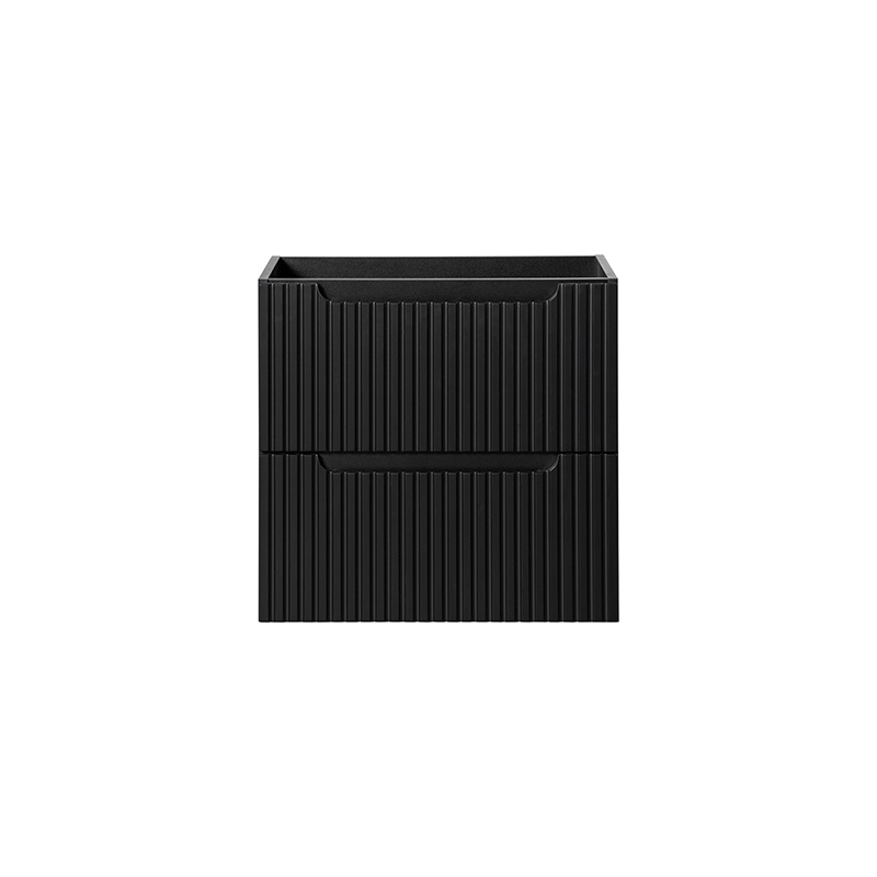 Meuble sous lavabo NOVA BLACK – 60 cm, 2 tiroirs